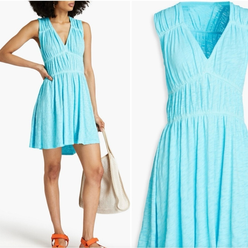 ATM Anthony Thomas Melillo Light Blue Mini Dress